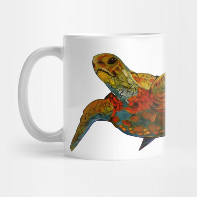 Colorful Turtle by PaintingsbyArlette